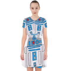 Technology-clip-art-r2d2 Adorable In Chiffon Dress by 99art