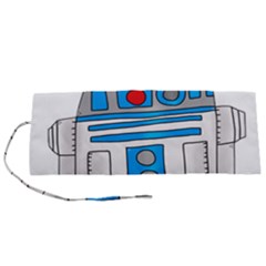 Technology-clip-art-r2d2 Roll Up Canvas Pencil Holder (s) by 99art