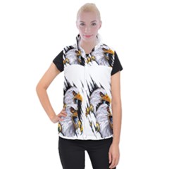 Eagle Women s Button Up Vest by 99art