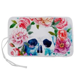 Day Of The Dead Skull Art Pen Storage Case (m) by 99art