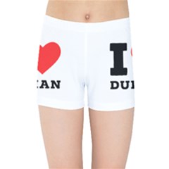 I Love Durian Kids  Sports Shorts by ilovewhateva