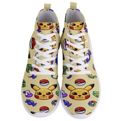 Pikachu Men s Lightweight High Top Sneakers by artworkshop