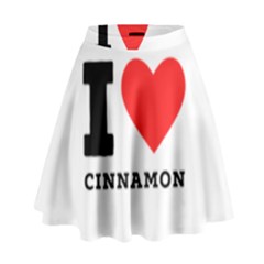 I Love Cinnamon  High Waist Skirt by ilovewhateva