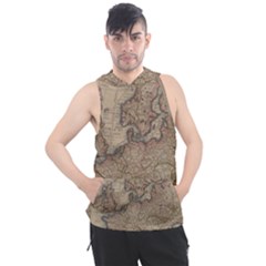 Old Vintage Classic Map Of Europe Men s Sleeveless Hoodie by B30l