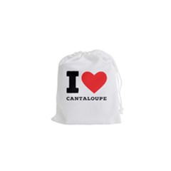 I Love Cantaloupe  Drawstring Pouch (xs) by ilovewhateva