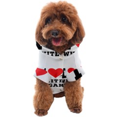 I Love White Sugar Dog Coat by ilovewhateva