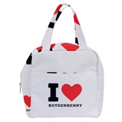 I Love Boysenberry  Boxy Hand Bag by ilovewhateva