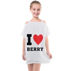 I Love Berry Kids  One Piece Chiffon Dress by ilovewhateva