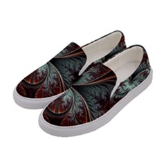 Abstract Pattern Design Art Wallpaper Tracery Texture Women s Canvas Slip Ons by danenraven