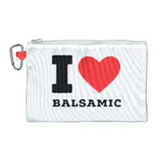 I Love Balsamic Canvas Cosmetic Bag (large)