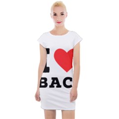 I Love Baci  Cap Sleeve Bodycon Dress by ilovewhateva