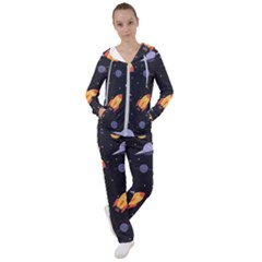 Cosmos Rockets Spaceships Ufos Women s Tracksuit by Cowasu