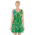 Golf Course Par Golf Course Green V-Neck Sleeveless Dress View2