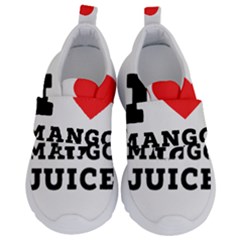 I Love Mango Juice  Kids  Velcro No Lace Shoes by ilovewhateva