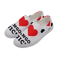 I Love Mango Juice  Women s Canvas Slip Ons by ilovewhateva