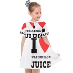 I Love Watermelon Juice Kids  Sailor Dress