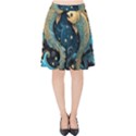 Fish Star Sign Velvet High Waist Skirt View1