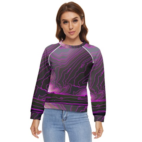 Pink Storm Pink Lightning Women s Long Sleeve Raglan Tee by Bangk1t