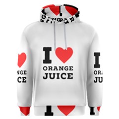 I Love Orange Juice Men s Overhead Hoodie by ilovewhateva