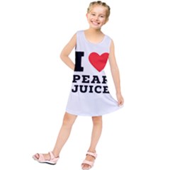 I Love Pear Juice Kids  Tunic Dress by ilovewhateva