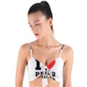 I love pear juice Woven Tie Front Bralet View1