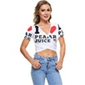 I love pear juice Short Sleeve Foldover Tee View1