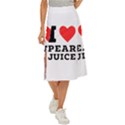 I love pear juice Midi Panel Skirt View1