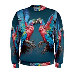 Birds Parrots Love Ornithology Species Fauna Men s Sweatshirt by Ndabl3x