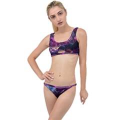 Landscape Painting Purple Tree The Little Details Bikini Set