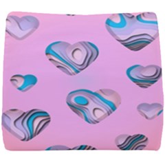 Hearts Pattern Love Seat Cushion