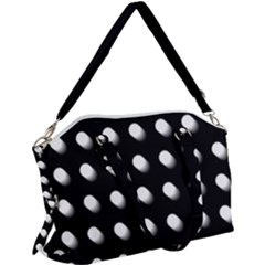 Background Dots Circles Graphic Canvas Crossbody Bag