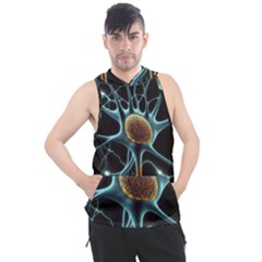 Organism Neon Science Men s Sleeveless Hoodie