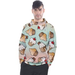 Cupcakes Cake Pie Pattern Men s Pullover Hoodie