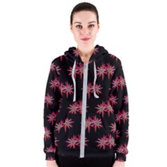 Chic Dreams Botanical Motif Pattern Design Women s Zipper Hoodie by dflcprintsclothing