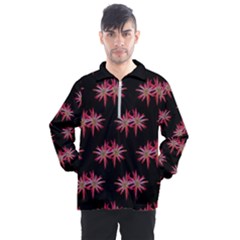 Chic Dreams Botanical Motif Pattern Design Men s Half Zip Pullover by dflcprintsclothing