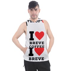 I Love Breve Coffee Men s Sleeveless Hoodie by ilovewhateva