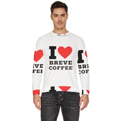 I Love Breve Coffee Men s Fleece Sweatshirt by ilovewhateva