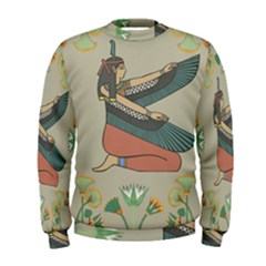 Egyptian Woman Wing Men s Sweatshirt by Wav3s