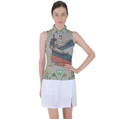 Egyptian Woman Wing Women s Sleeveless Polo Tee