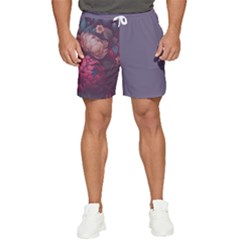 Bouquet-of-colorful-flowers Men s Runner Shorts by Givinglala