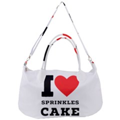 I Love Sprinkles Cake Removable Strap Handbag by ilovewhateva