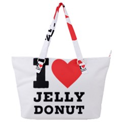 I Love Jelly Donut Full Print Shoulder Bag by ilovewhateva