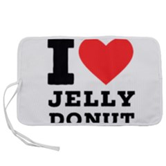 I Love Jelly Donut Pen Storage Case (m) by ilovewhateva