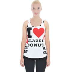 I Love Glazed Donut Piece Up Tank Top by ilovewhateva