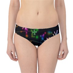 Snowflakes Snow Winter Christmas Hipster Bikini Bottoms by Ndabl3x