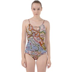 Map Europe Globe Countries States Cut Out Top Tankini Set by Ndabl3x