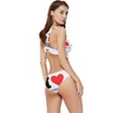 I love watermelon  Low Cut Ruffle Edge Bikini Set View3