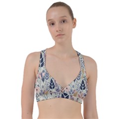 Flower Floral Pastel Sweetheart Sports Bra