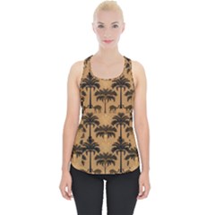 Camel Palm Tree Piece Up Tank Top by Vaneshop