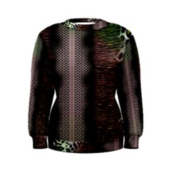 Leopard Animal Shawl Honeycomb Women s Sweatshirt by Vaneshop